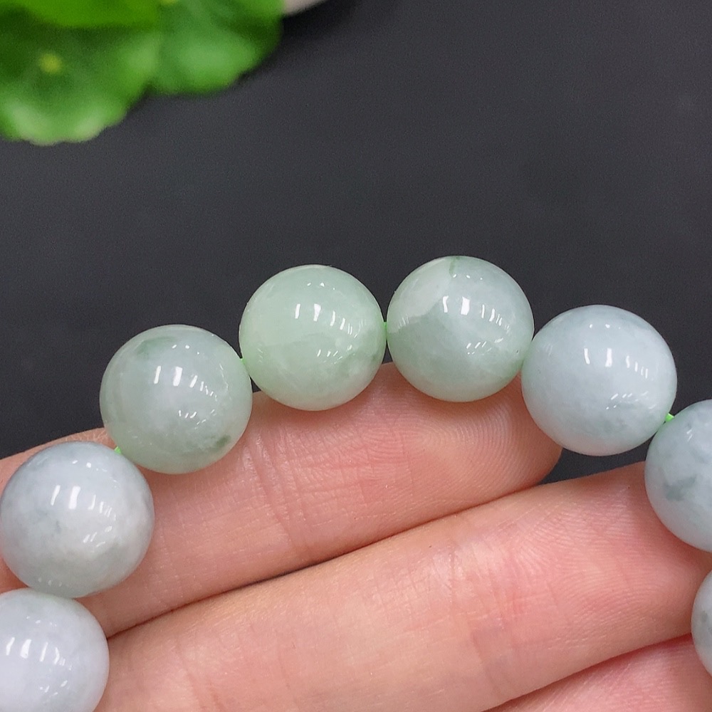 F33830565 JadeiteBead Bracelet, Total Weight Approx. 44.3g, Size About 11.5mm