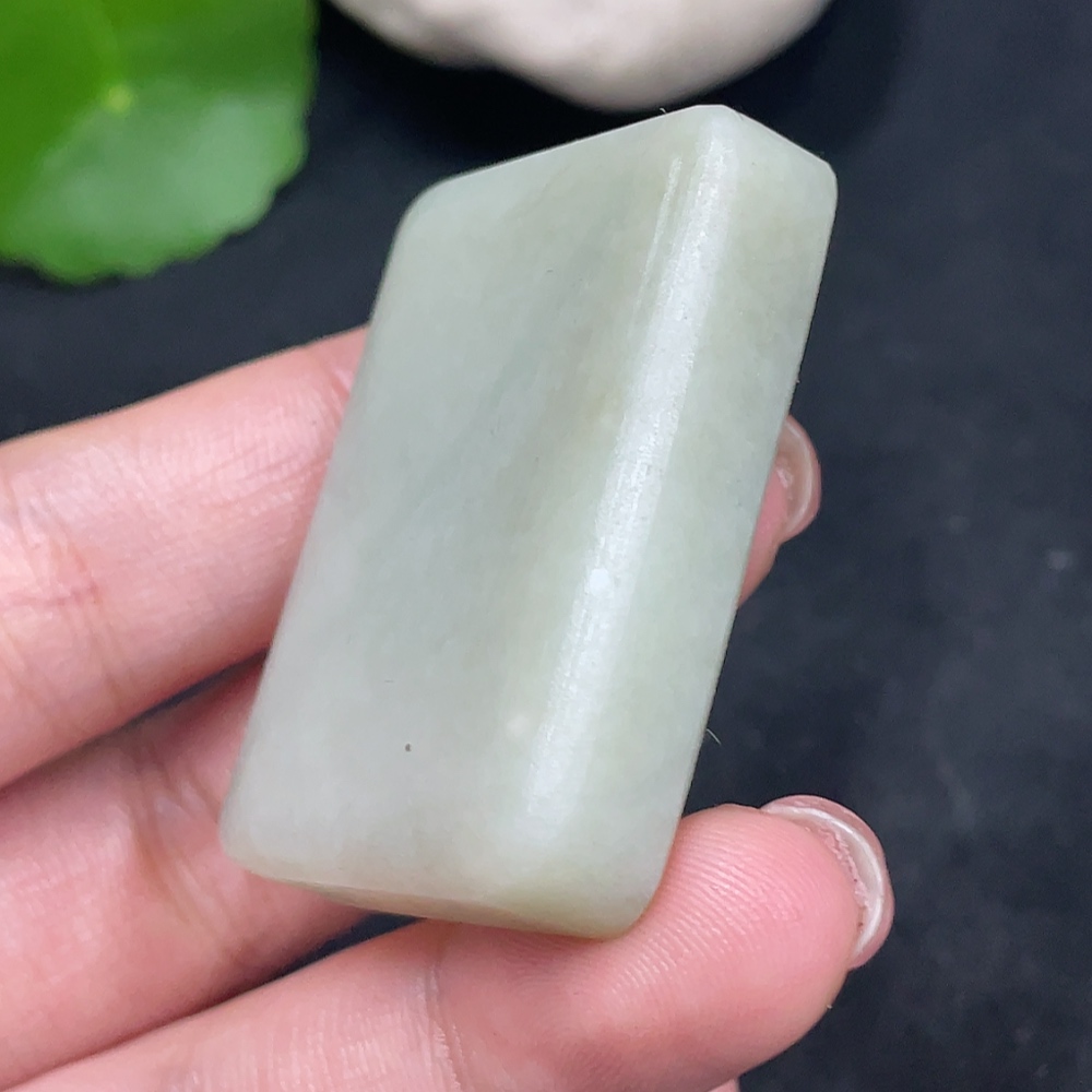 H31581404 Hetian Jade Pendant Plain Pendant Total Weight Approx. 34.3g