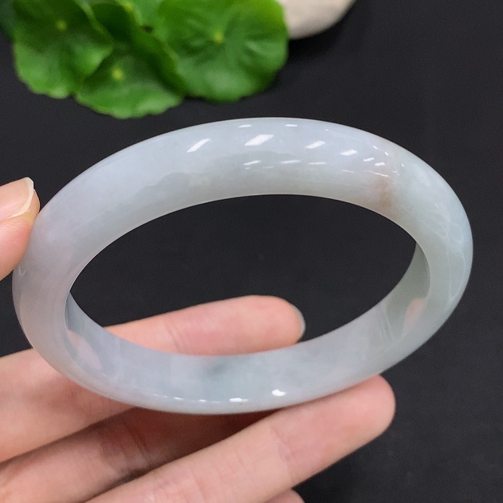F30489942 Jadeite Circle Bracelet Size 59.2 Total Weight Approx. 51.9g