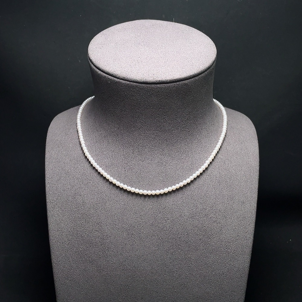 C33937075 Pearl Necklace Non-Gold Total Weight Approx.5.9g Size 3mm