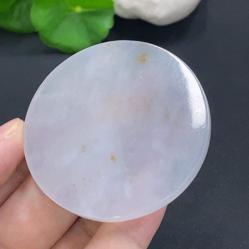 F27058059 Jadeite Plain Pendant Mounting Piece Total Weight Approx. 38.2g