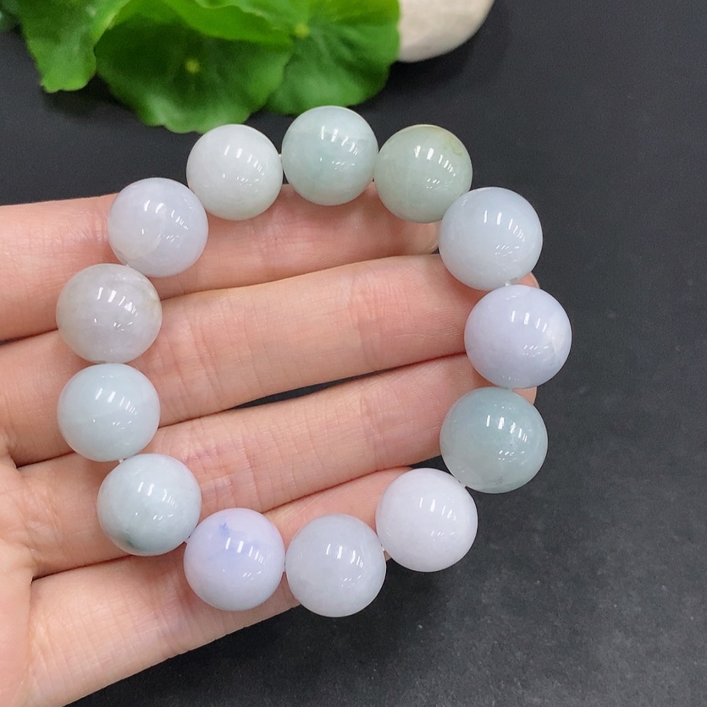 F35124100 Jadeite Bracelet Total Weight Approx. 51.5g Size 13.3mm