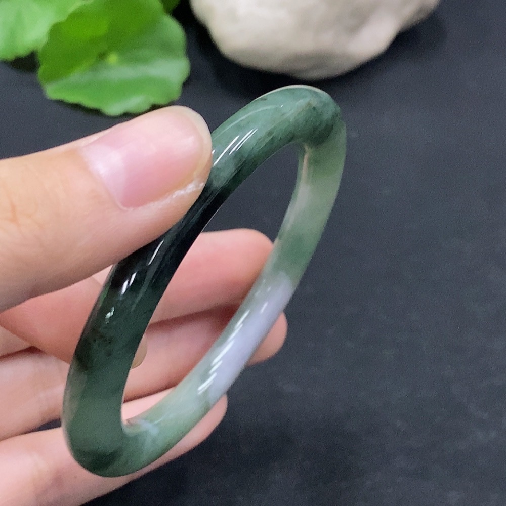 F33894449 Jadeite Round Bangle Size 50.6 Total Weight Approx. 32.03g