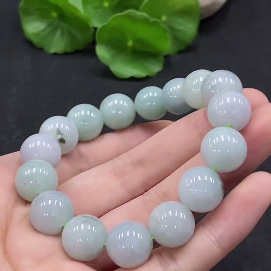 F34964893 Jadeite Bracelet Approximately 12.5mm, Containing Other Mineral Components, Total Weight About 54.25g