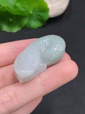 F35077925 Jadeite Flying Snake Pendant Total Weight About 17.7g