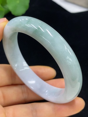 F35094267 Jadeite Round Bracelet Size 57.1 Total Weight Approx. 62.41g