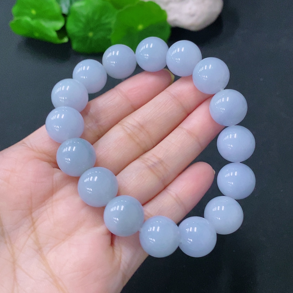 F28251066 Jadeite Bracelet, Approx. 13.3mm, Total Weight Approx. 62.9g