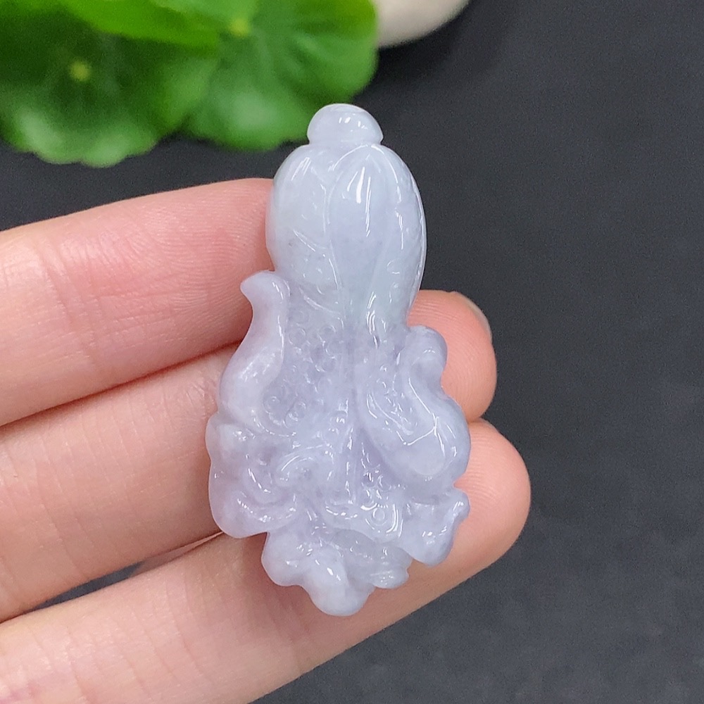 F35078595 Jadeite Cabbage Pendant, Total Weight Approx. 14.5g