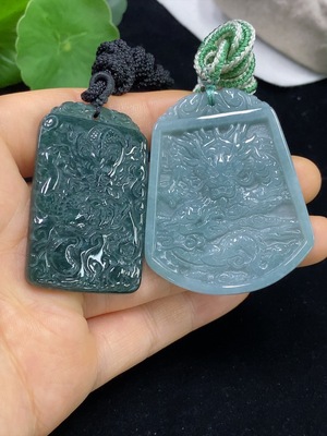 F36328329 翡翠挂件一手走