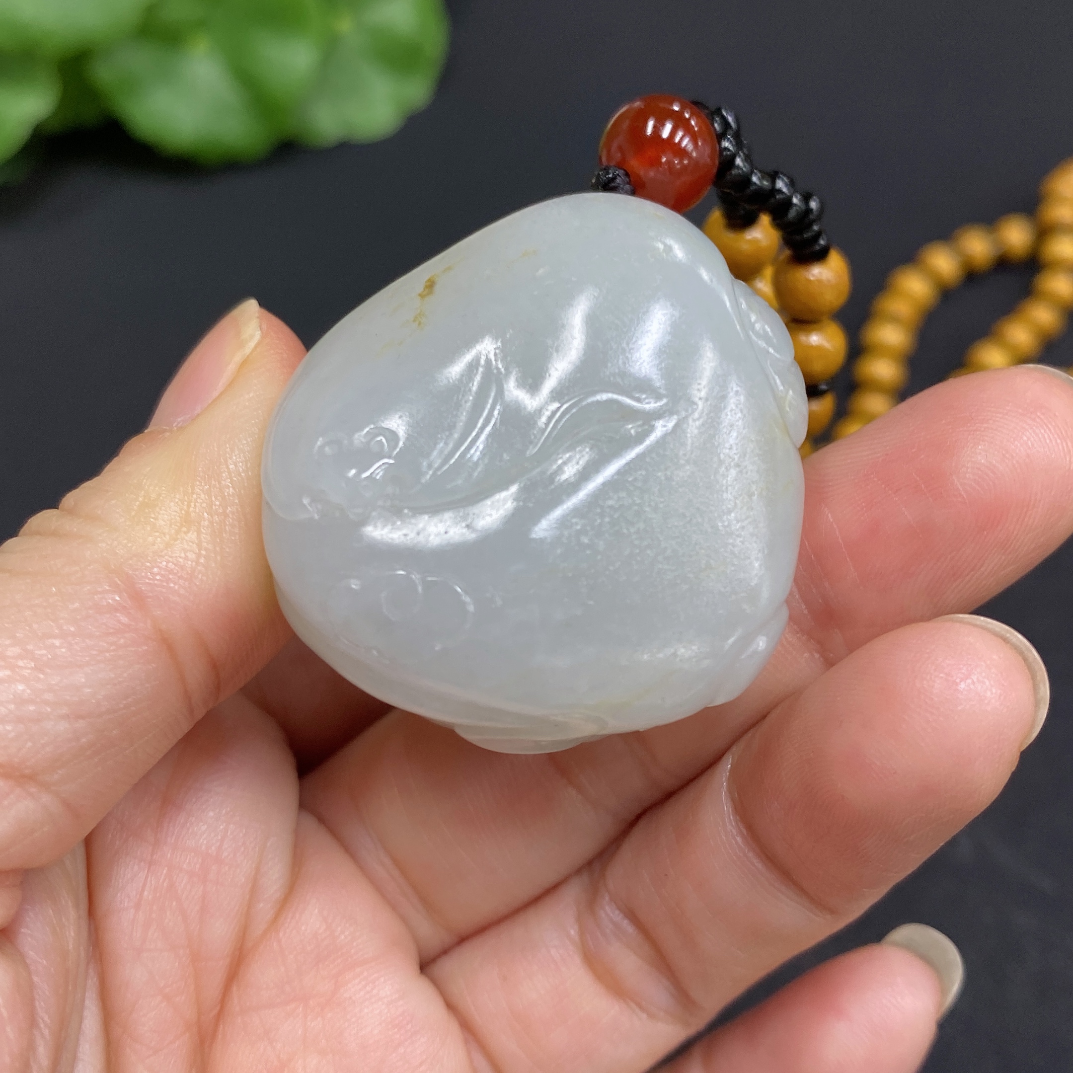 H34015623 Hetian Jade Pendant Buddha