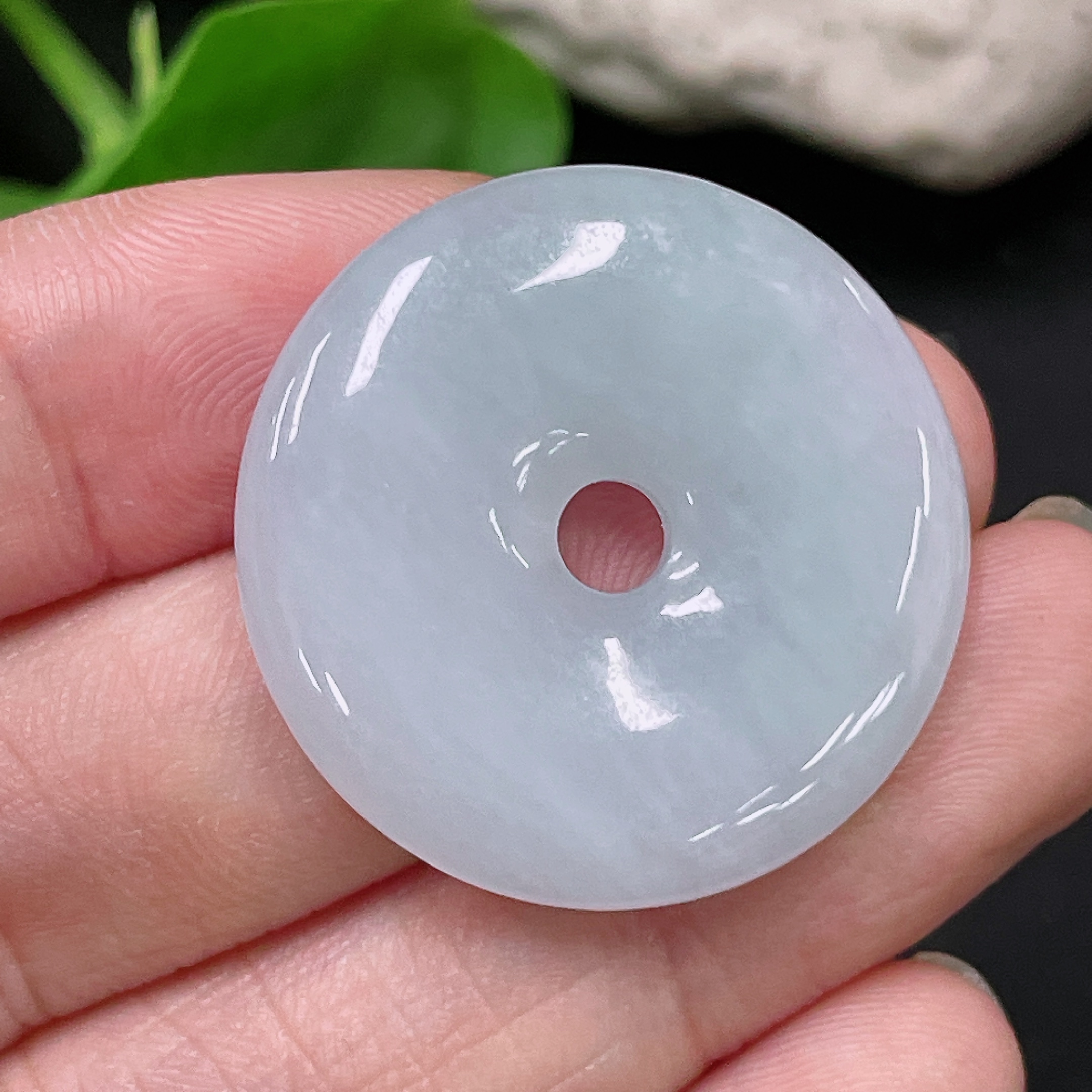 F33944185 Jadeite Safety Buckle Pendant Total Weight Approx. 9g