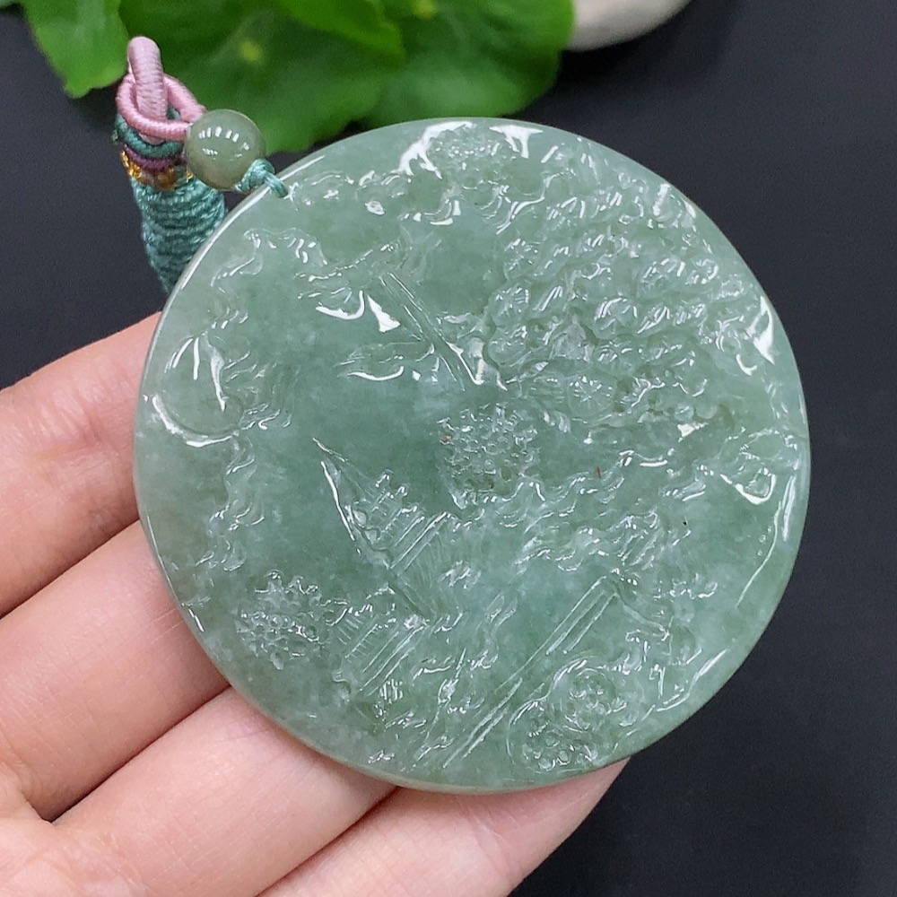F28296557 JadeiteLandscape Pendant