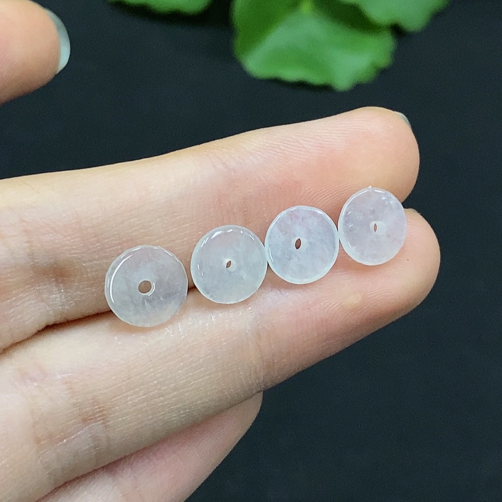 F29409216 Jadeite Inlaid Pieces Sell as a Lot