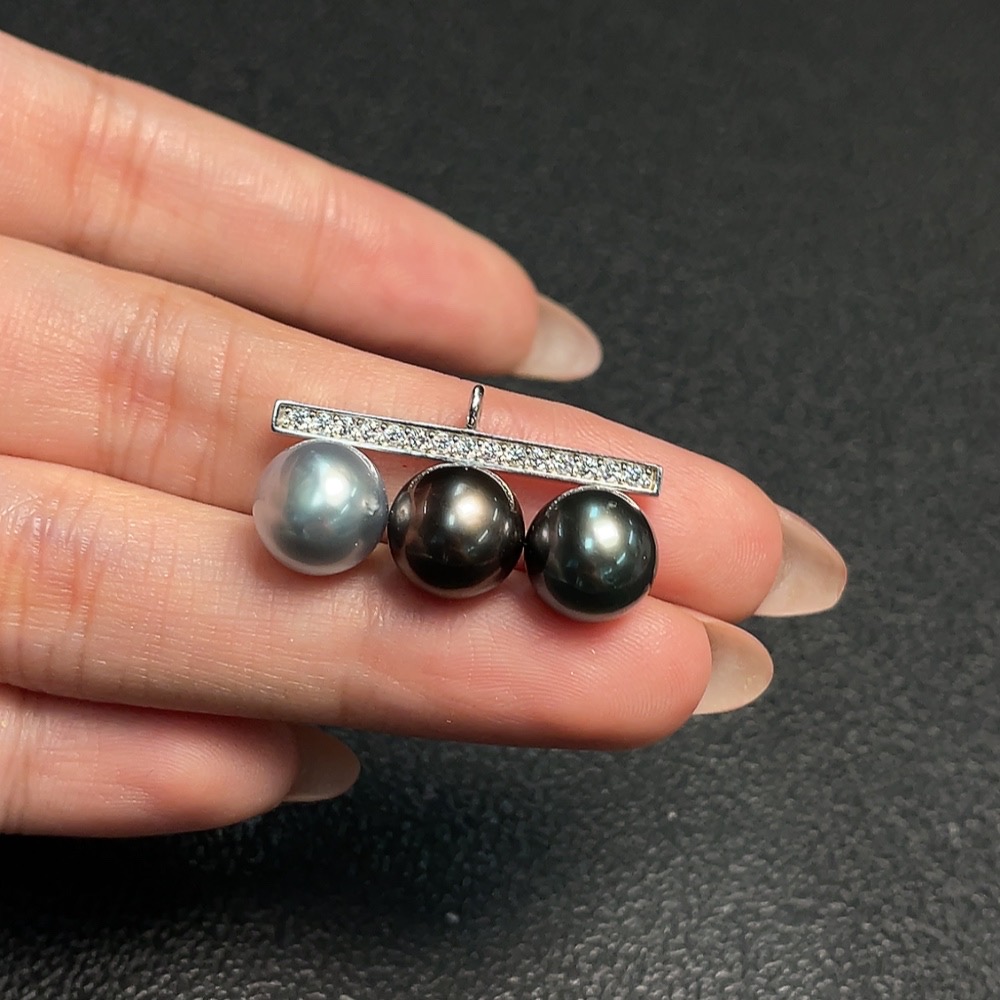 C33889753 Seawater Pearl Pendant, Color Origin Undetermined, Non-Gold, Total Weight Approx. 5.03g, Size Approx. 9.3mm