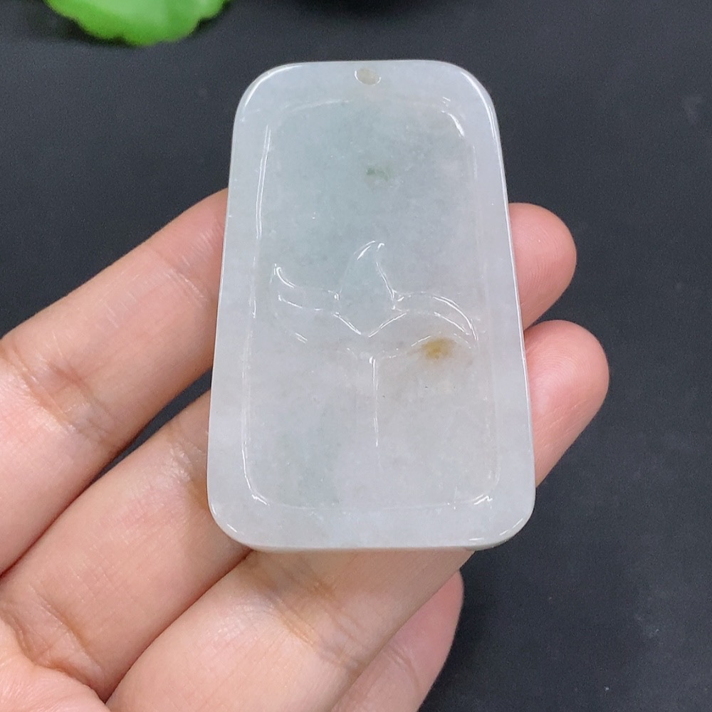 F26973247 Jadeite Guanyin Pendant, Total Weight Approximately 28g