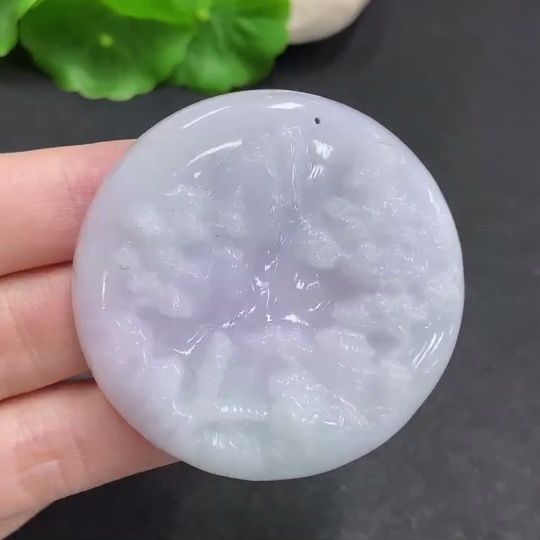 F34060031 Jadeite Landscape Pendant, Total Weight Approximately 47.5g
