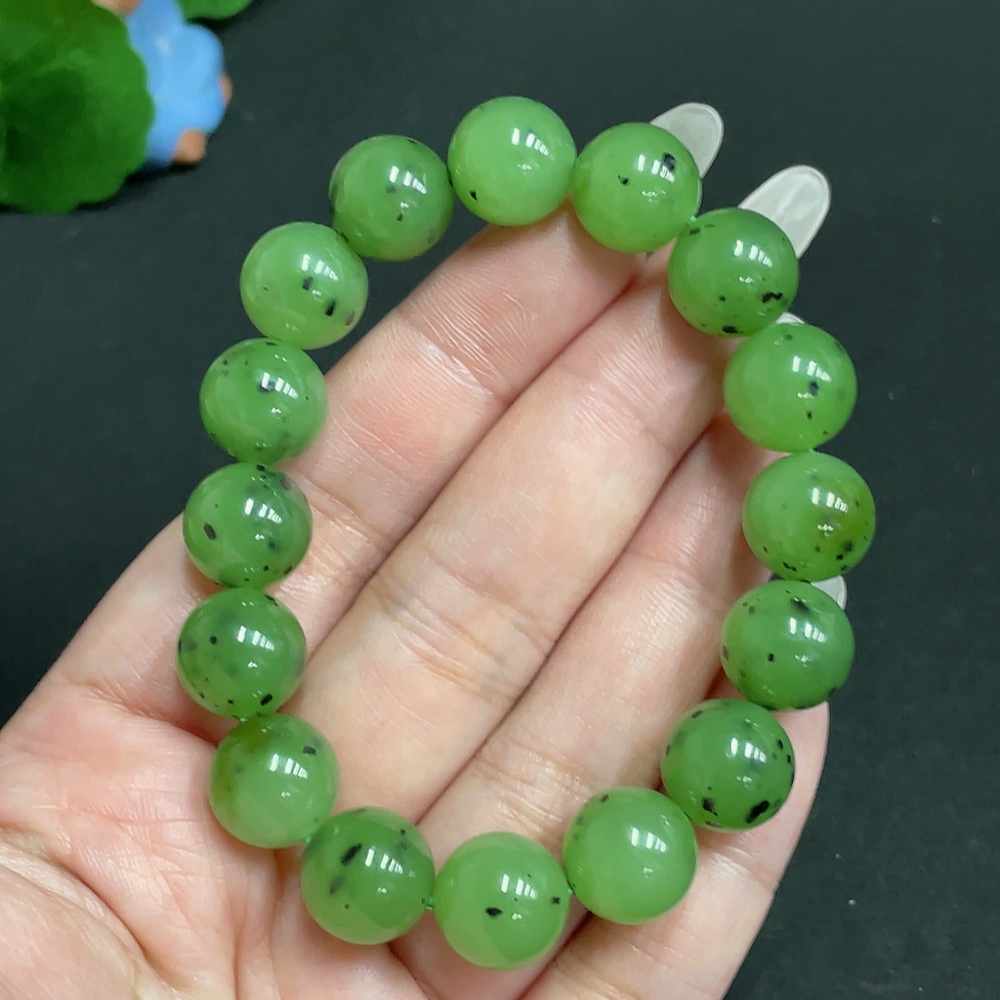 H27162211 Hetian Jade Bracelet   Approx. 11.7 mm   Total Weight Approx. 44.1g