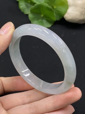F35091743 Jadeite Round Bangle Size 55 Total Weight Approx. 43.83g