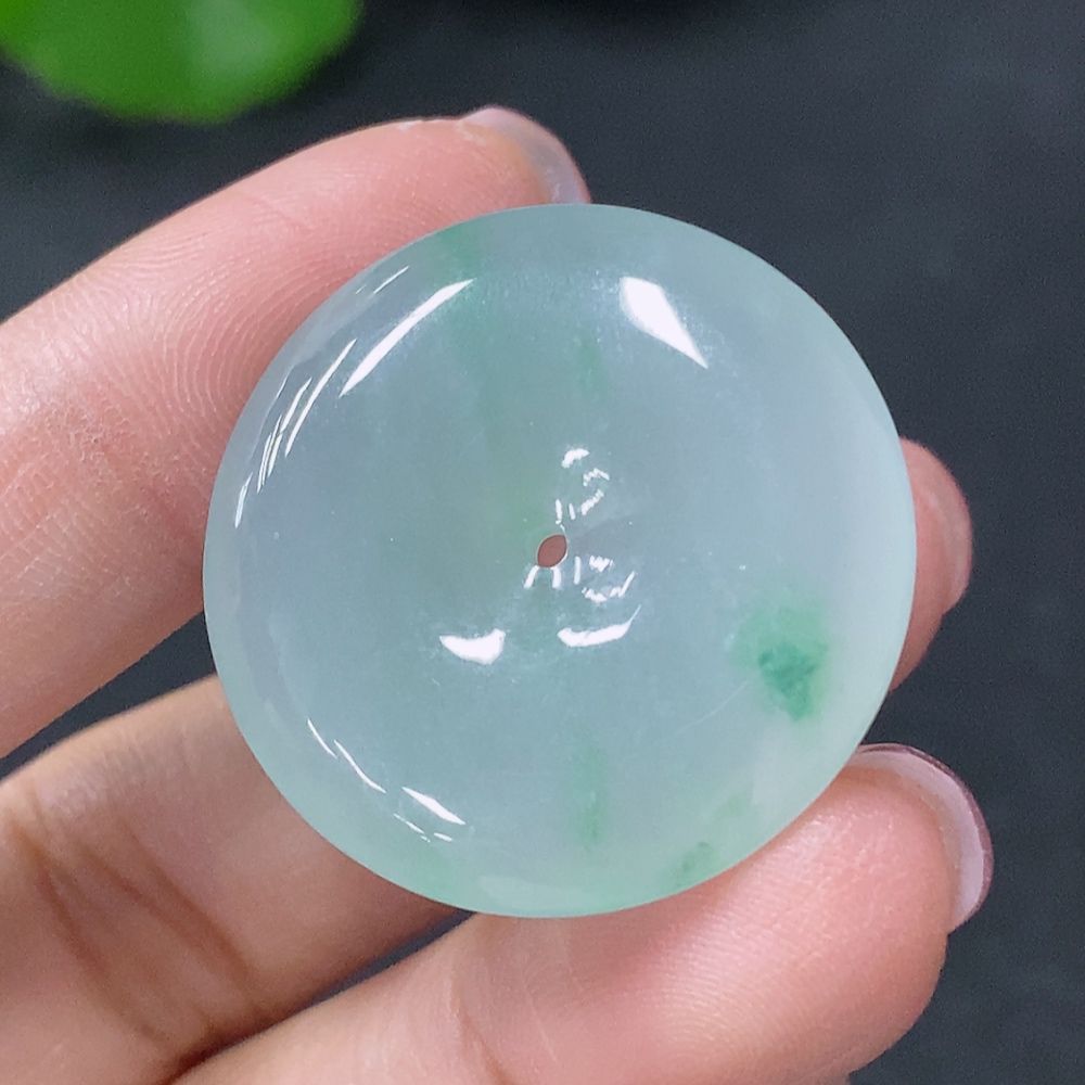 F29321213 Jadeite Pendant Peace Knot Total Weight Approx. 8.12g