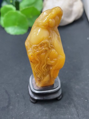 H41904587 寿山石摆件   寿星公   货品总重约45.9g