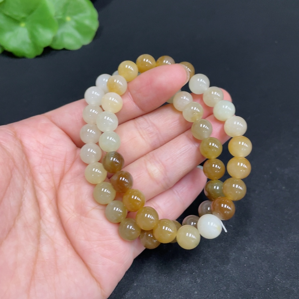 H34036902 Hetian Jade Bracelet, Approx. 7.7/7.6mm, Total Weight Approx. 33.6g