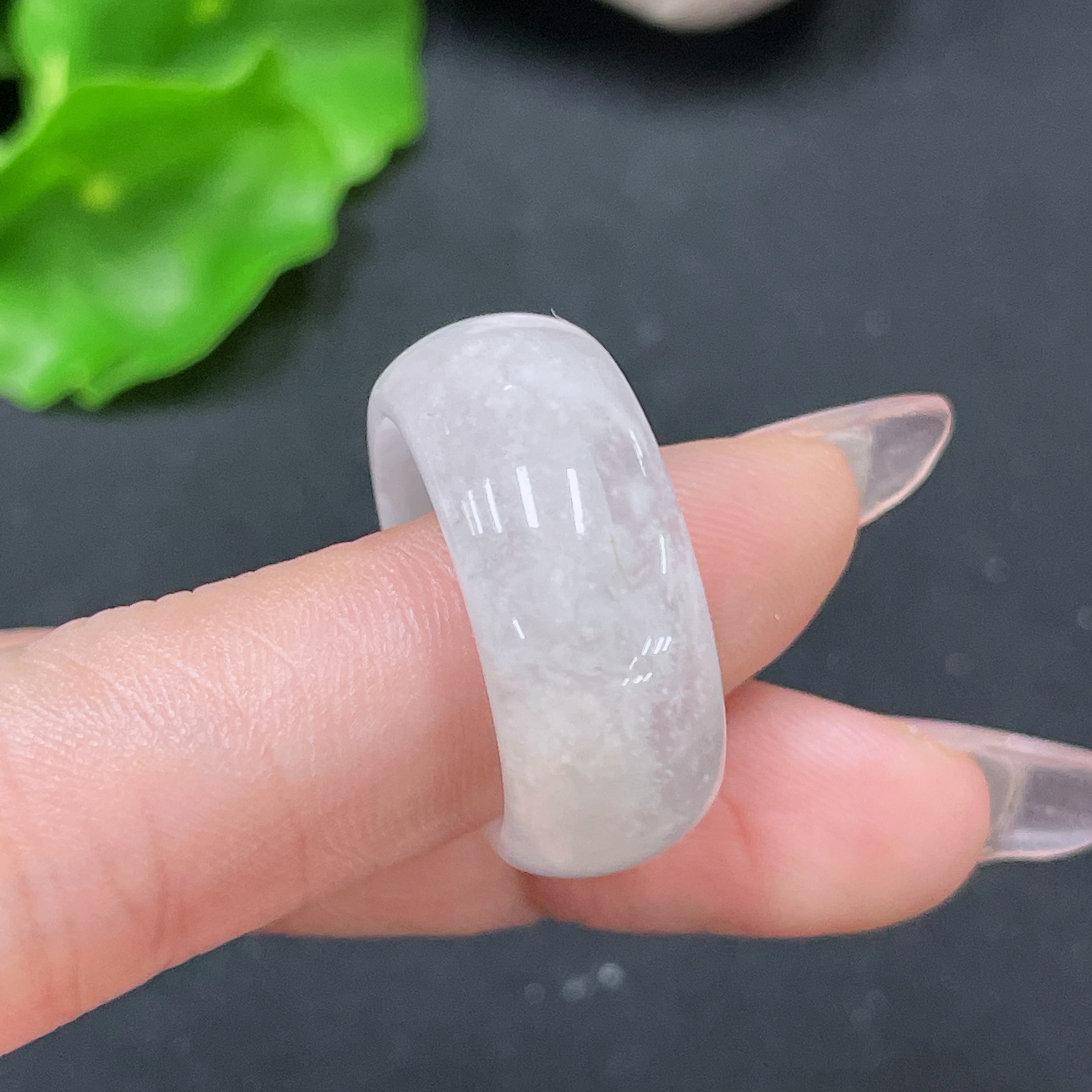 F34021807 Jadeite Ring Total Weight Approx. 7.02g Size 18
