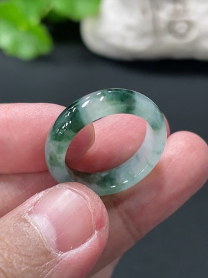 F34018037 Jadeite Ring Size 16 Total Weight Approx. 3.229g