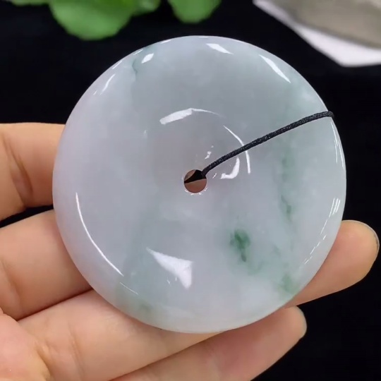 F31651001 JadeiteSafety Buckle Pendant