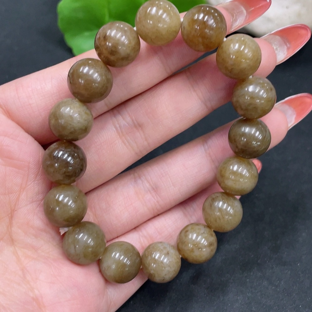 H35084457 Hetian Jade Bracelet, Approx. 11.6mm, Total Weight About 41.9g