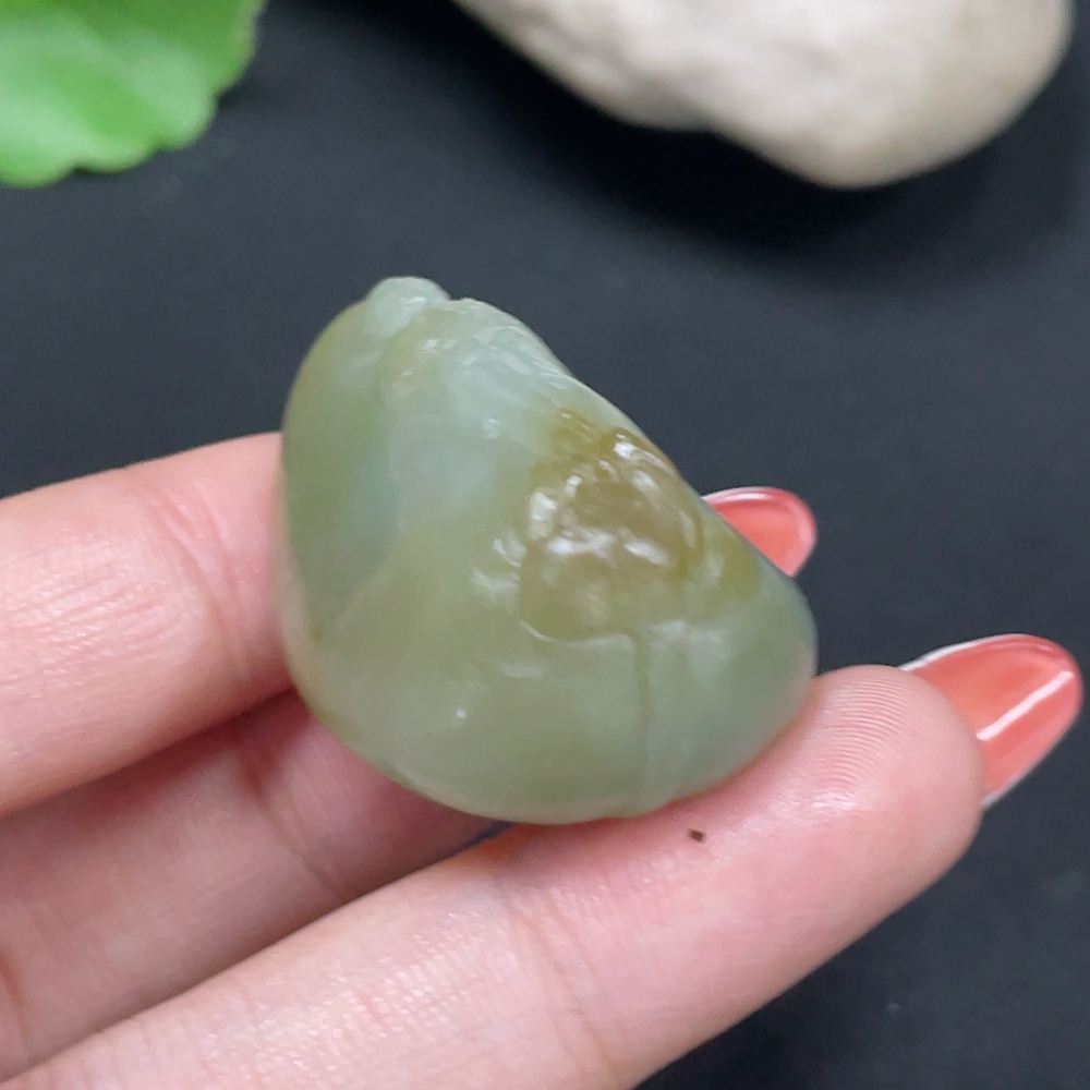 H34026157 Hetian Jade Pendant Guanyin Total Weight Approx. 27.2g