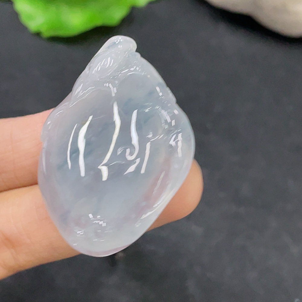 F31673560 Jadeite Pendant with Cord Total Weight Approx. 19.16g