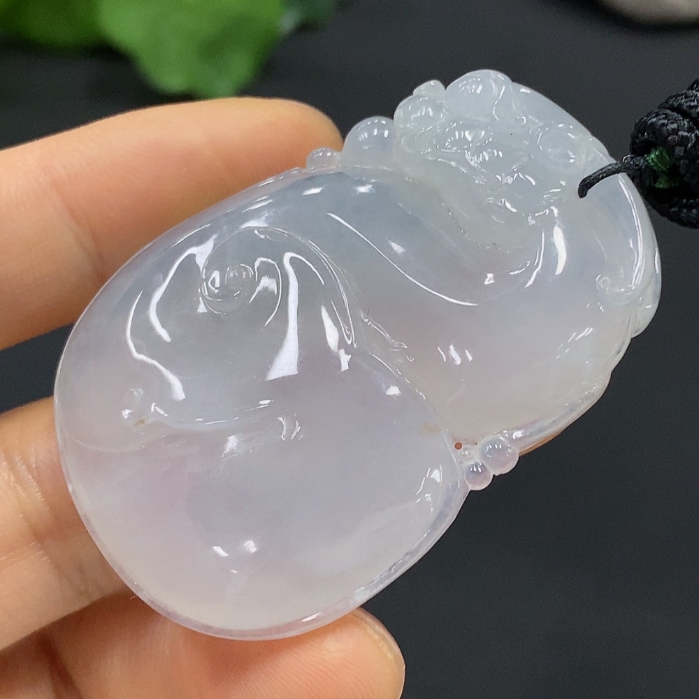 F21392928 Jadeite Pendant with Cord, Total Weight 29.6g