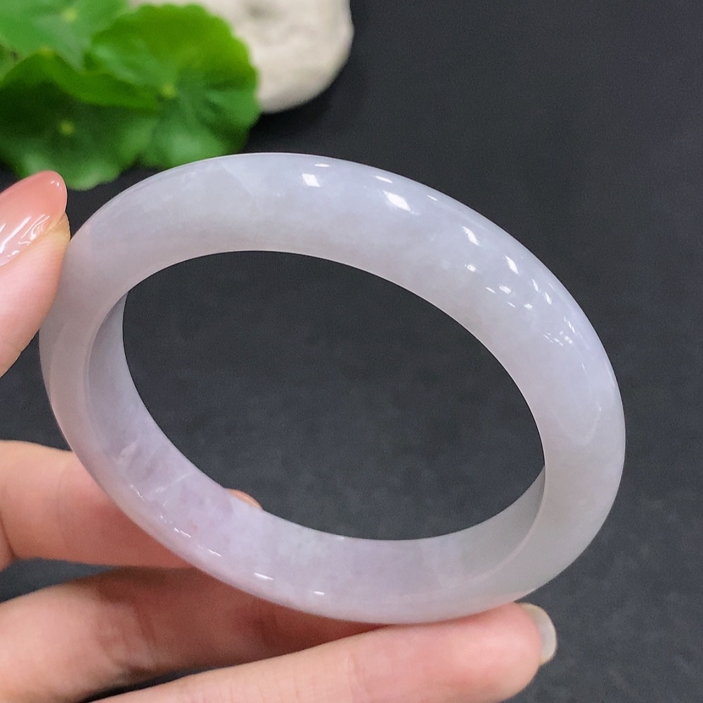 F34059942 Jadeite Round Bangle Total Weight Approx. 50.7g Size 56