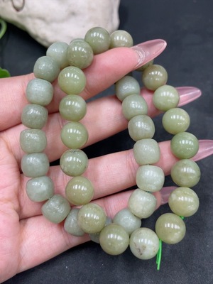 H33885974 Hetian Jade Bracelet, Maximum 9.7mm, Total Weight Approx. 59.9g