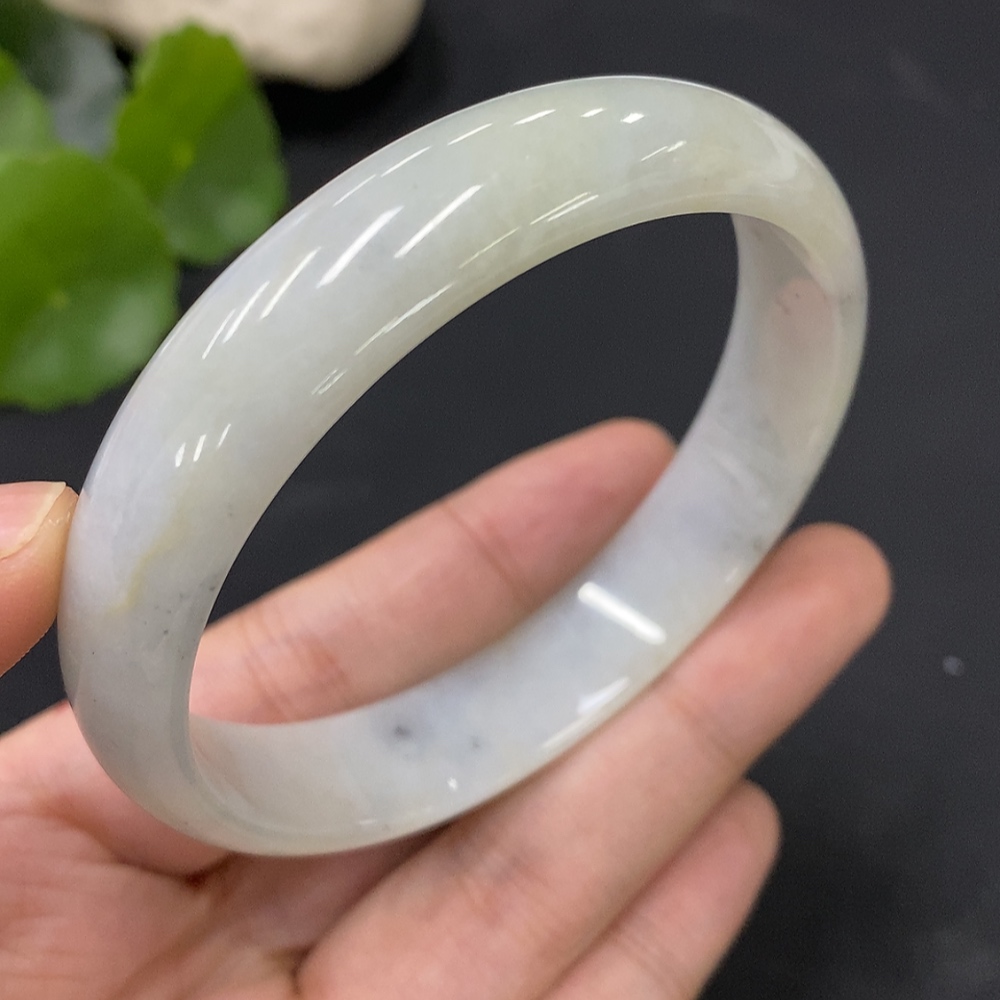 F27179453 Jadeite round bracelet total weight approx. 42.8g size 60