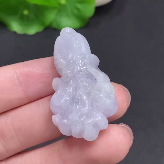F35078595 Jadeite Cabbage Pendant, Total Weight Approx. 14.5g