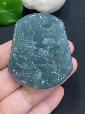 F32775482 JadeiteLandscape Pendant
