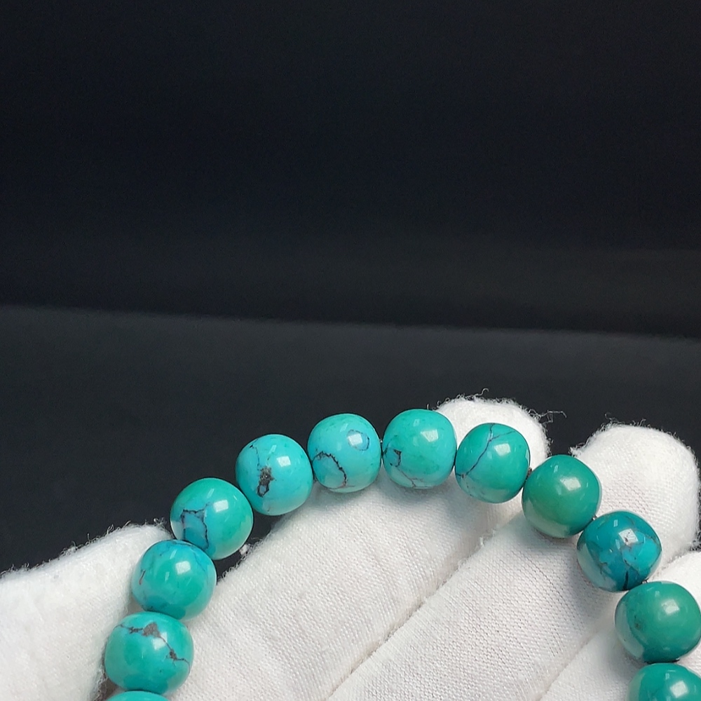 C33923997 Turquoise Bracelet Color Origin Undetermined Total Weight Approx. 29.94g Size Approx. 9.9mm