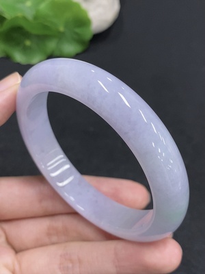 F33830544 Jadeite Round Bangle Total Weight Approx. 57.5g Size 58