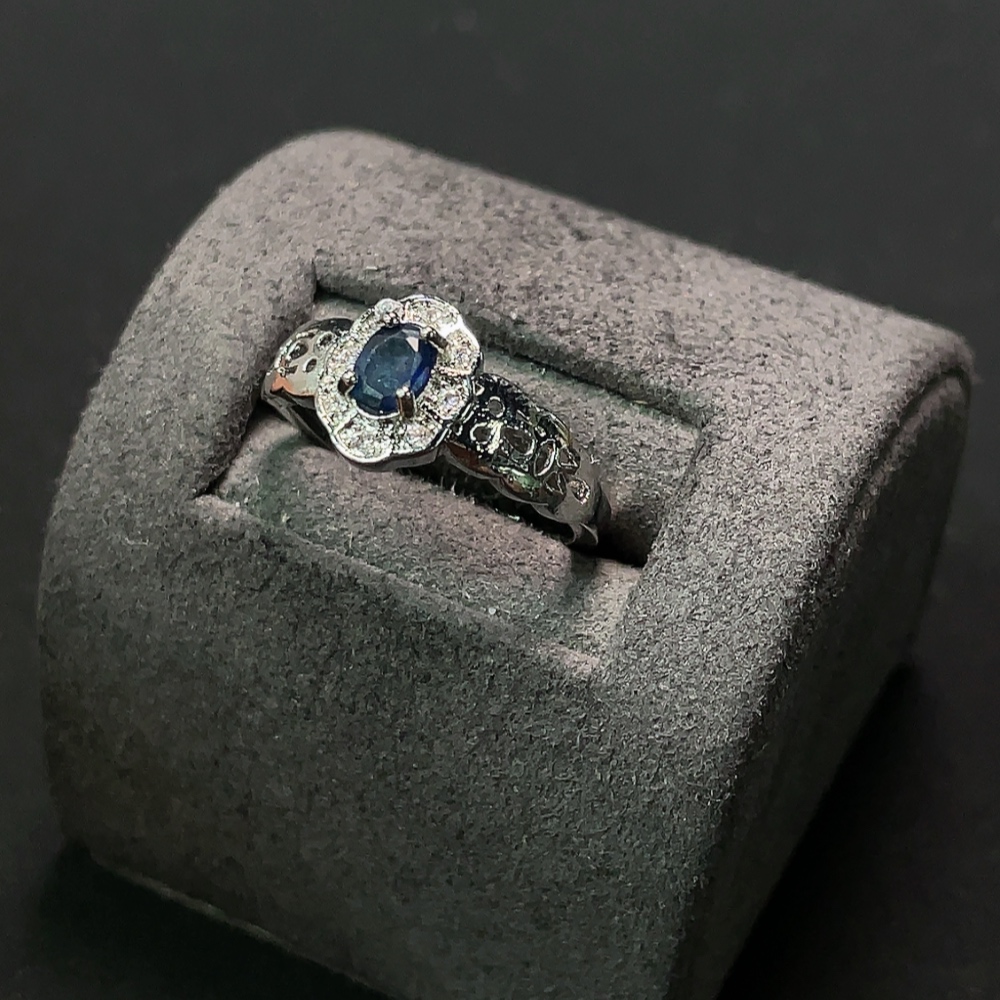 C23576007 Sapphire Ring Total Weight Approx.1.77g Non-Gold Setting