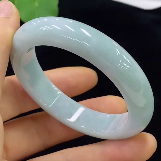 F34975412 Jadeite Round Bracelet Size 50 Total Weight Approx. 49.12g