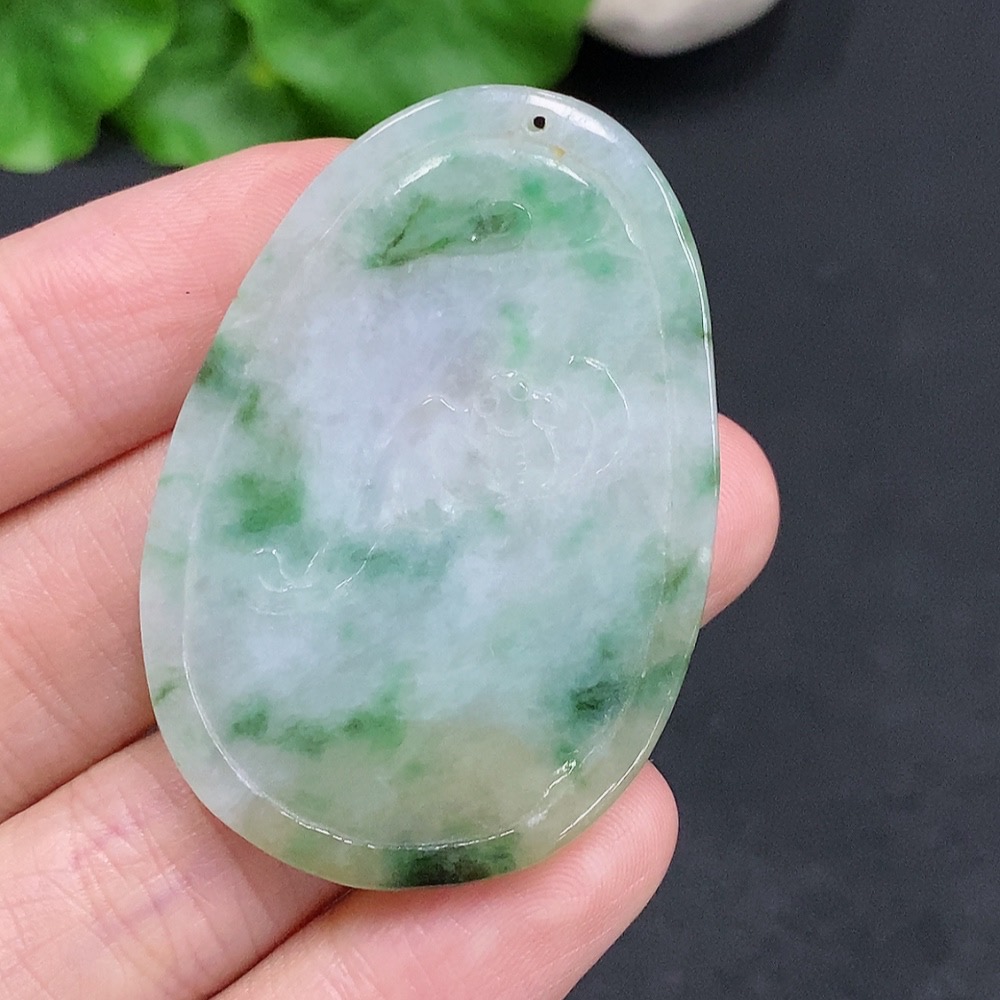 F30490411 JadeiteRuyi Pendant, Total Weight Approx. 15.7g