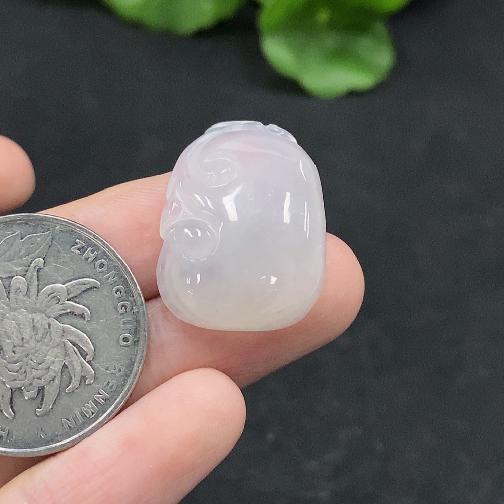 F34029770 Jadeite Ruyi Pendant Total weight approx.4.49g