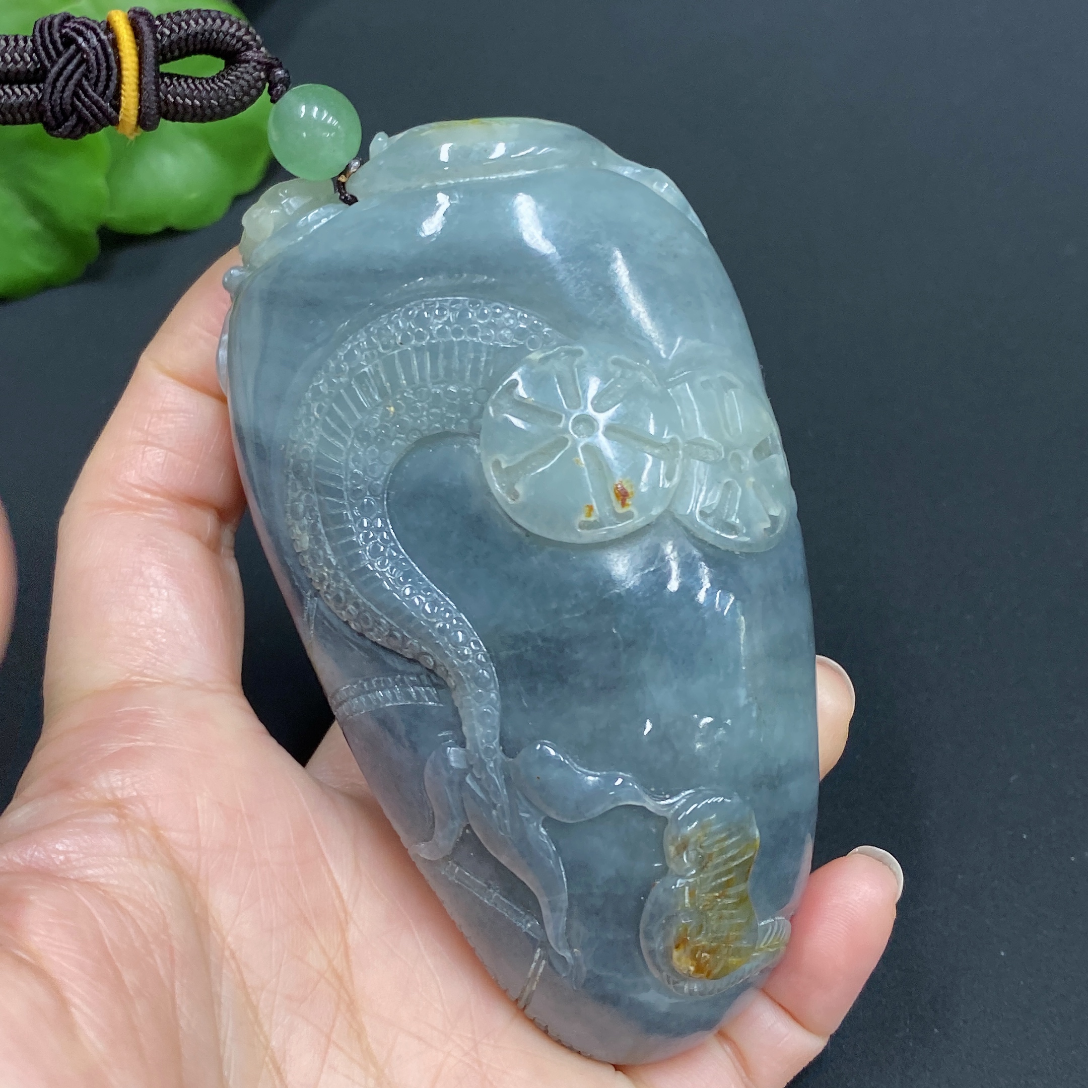 H26978667 Hetian Jade Handheld Piece - Zhong Kui