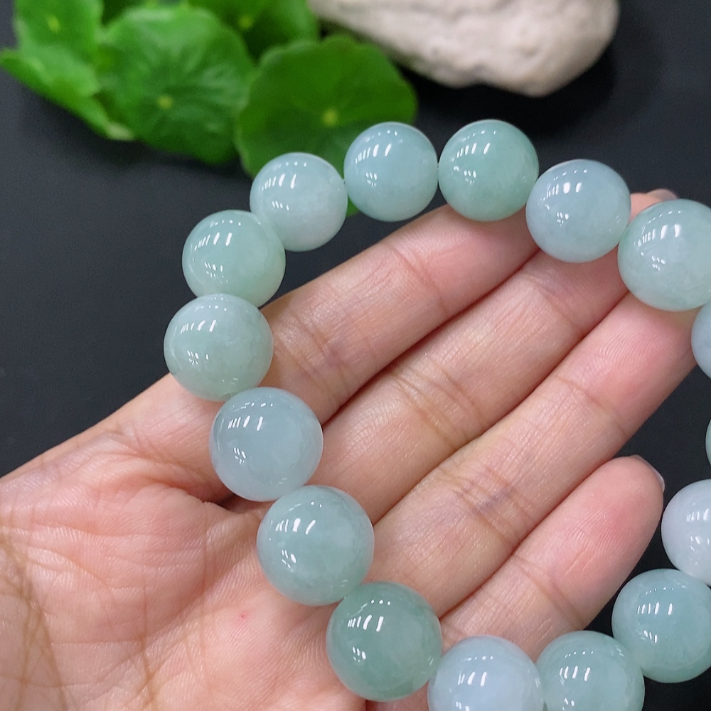 F34076645 Jadeite Bracelet Approx.12.7mm Total Weight About 53.8g