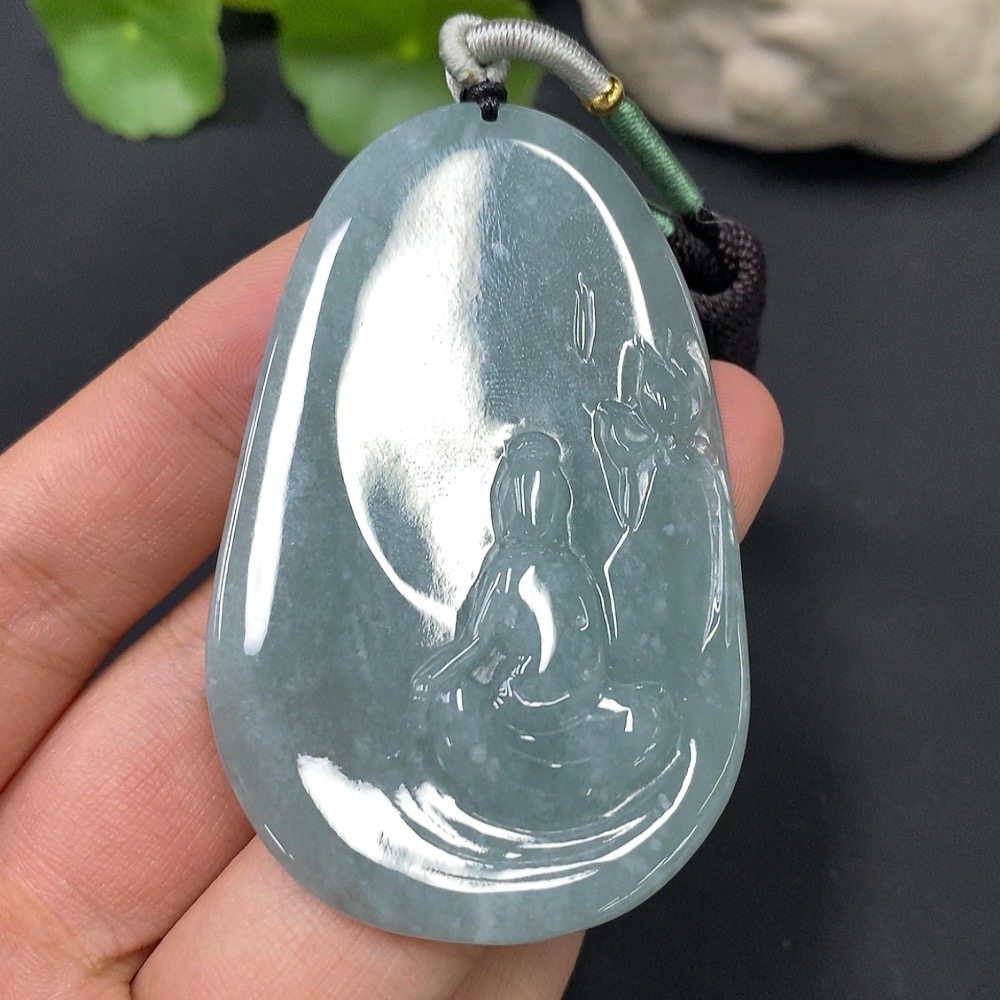 F25863270 JadeitePendant Total Weight Approx. 24.99g Enlightenment