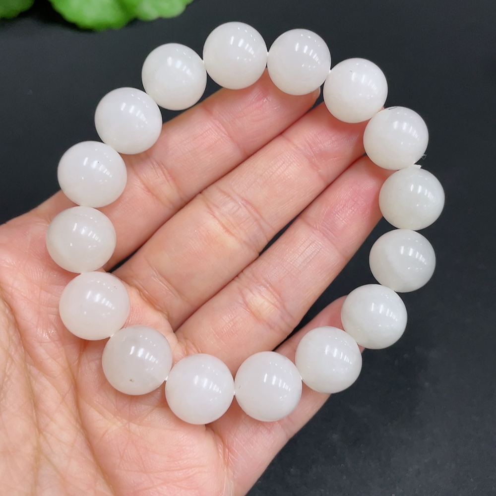 H34072636 Hetian Jade Bracelet, Approx. 11.7mm, Total Weight Approx. 41g