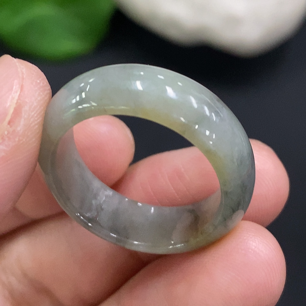 F33883295 Jadeite Ring Size 21 Total Weight Approx 4g