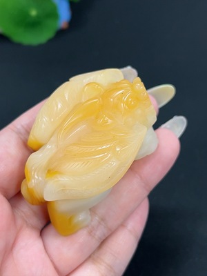 H42979348 寿山石挂件 飞天貔貅 货品总重约90g