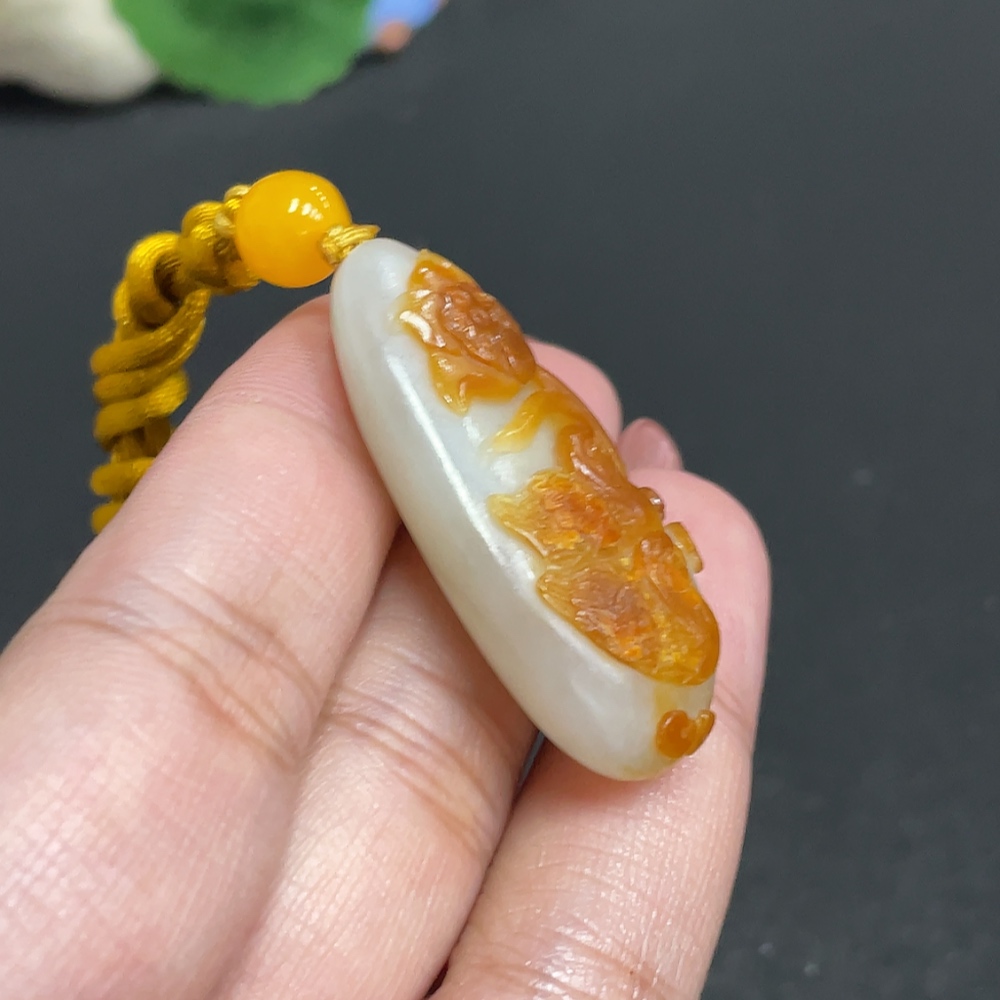 H34010651 Hetian Jade Pendant - Eternal Harmony